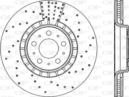 OPEN PARTS Тормозной диск BDRS1977.25